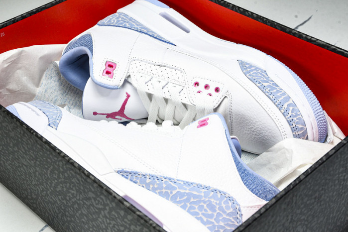 Air Jordan 3 Retro GS White Pink Glow HQ0784-101