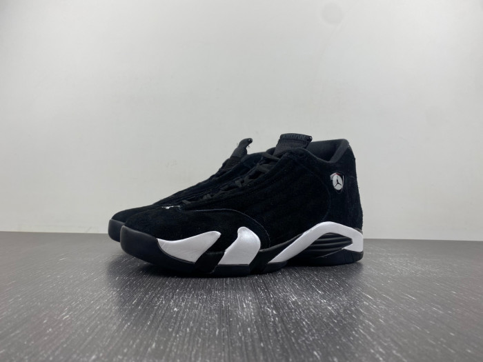 jordan 14 retro black white men''s - 487471-016