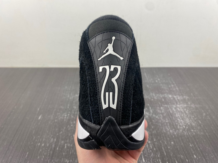jordan 14 retro black white men