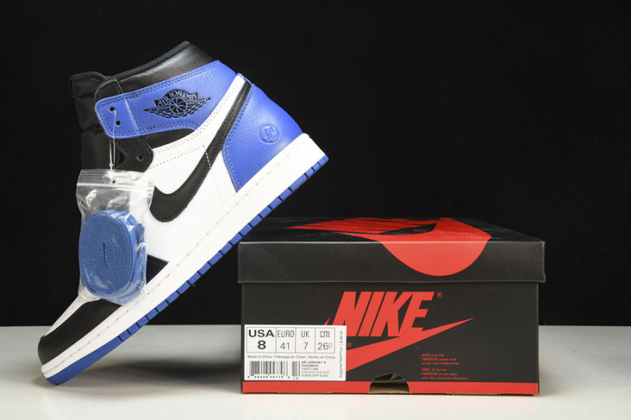 air jordan 1 retro “fragment” black/sport royal-white mens 716371-040
