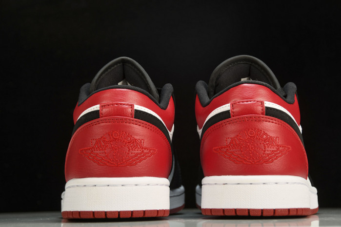 jordan 1 low black toe - 553558-116