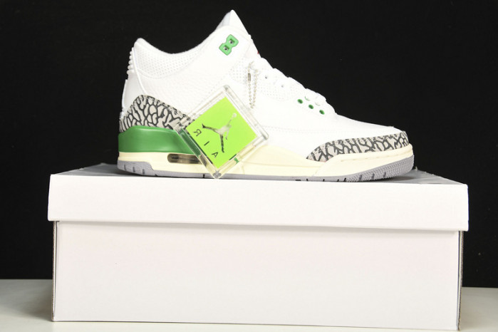 air jordan 3 lucky green wmns ck9246-136