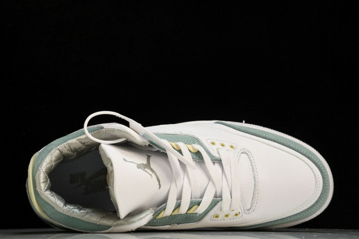 air jordan 3 white green ct8532-130