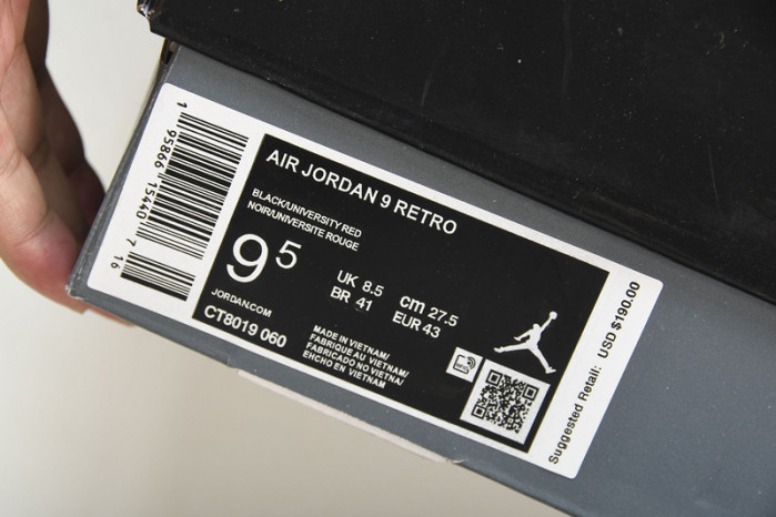 jordan 9 retro particle grey - ct8019-060