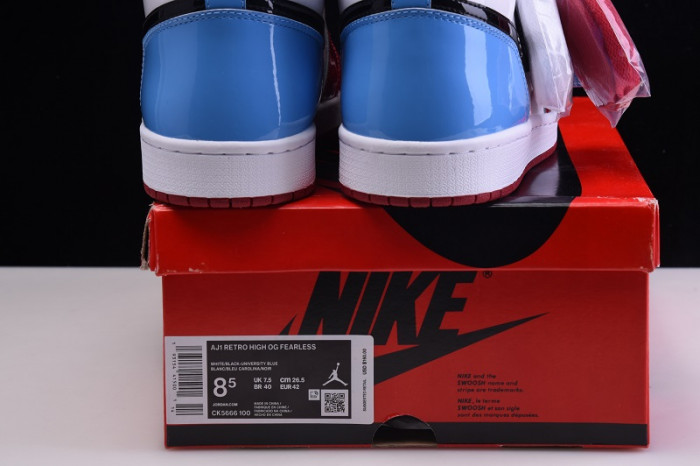 jordan 1 retro high fearless unc chicago - ck5666-100