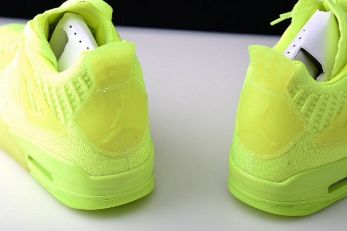 air jordan 4 flyknit “volt” aq3559-700