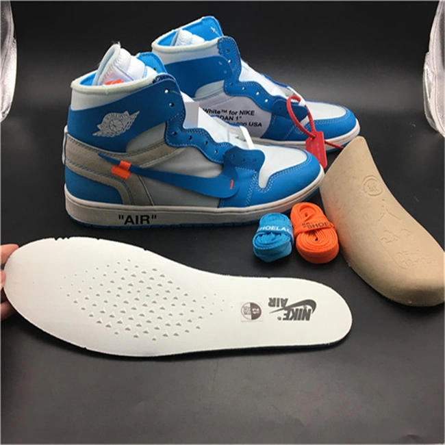 Versatile Jordan 1 Retro High Off-White University Blue AQ0818- 3573
