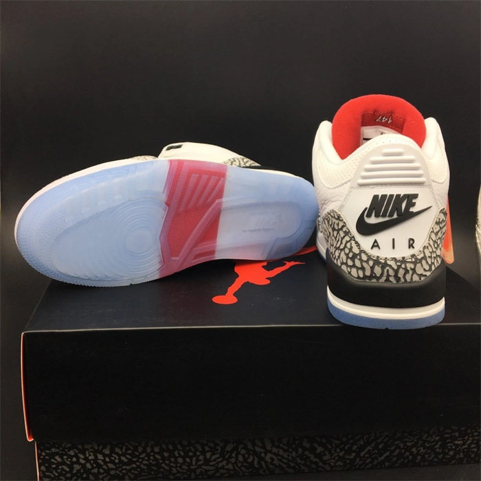 Jordan3 Free Throw Line White Cement 923096- Tailored 3851