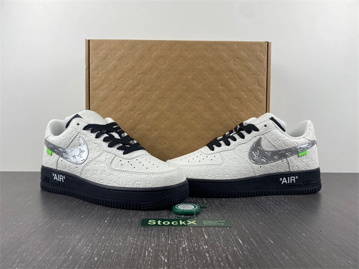 Nike Air Force 1 White Black Practical 5144