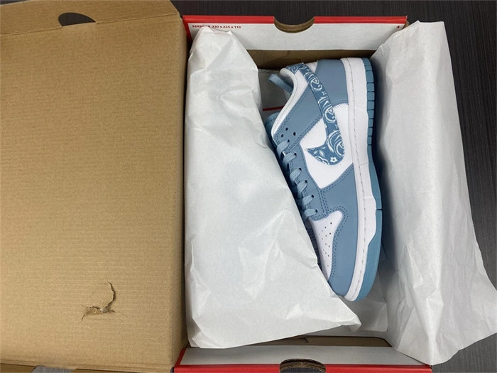 Nike Dunk Low Essential Paisley Pack Worn Blue DH4401- Sleek 4764