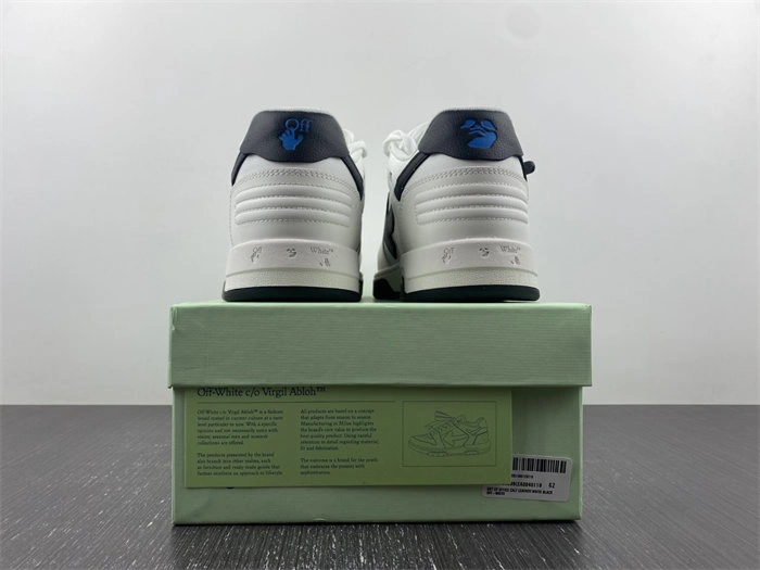 OFF-WHITE Out Of Office OOO 30 MM Low Tops Black White Blue OMIA189C99LEA GoAnywhere 3113